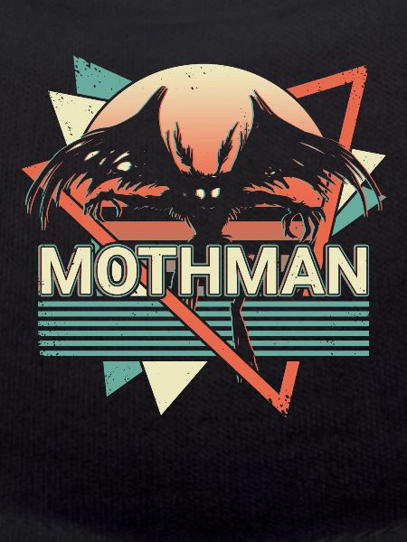 Mothman Crypto Cryptozoology Retro