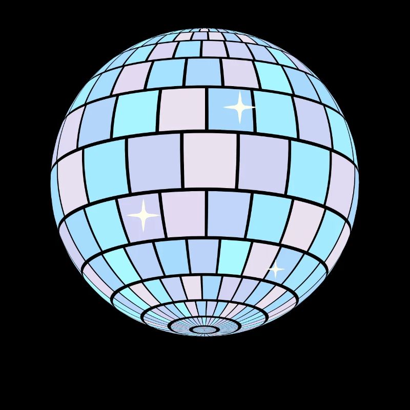 Danish Pastel Aesthetics Disco Ball
