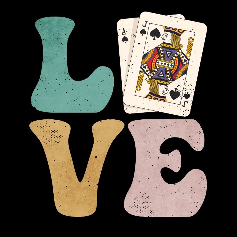 Cartes de jeu de blackjack
