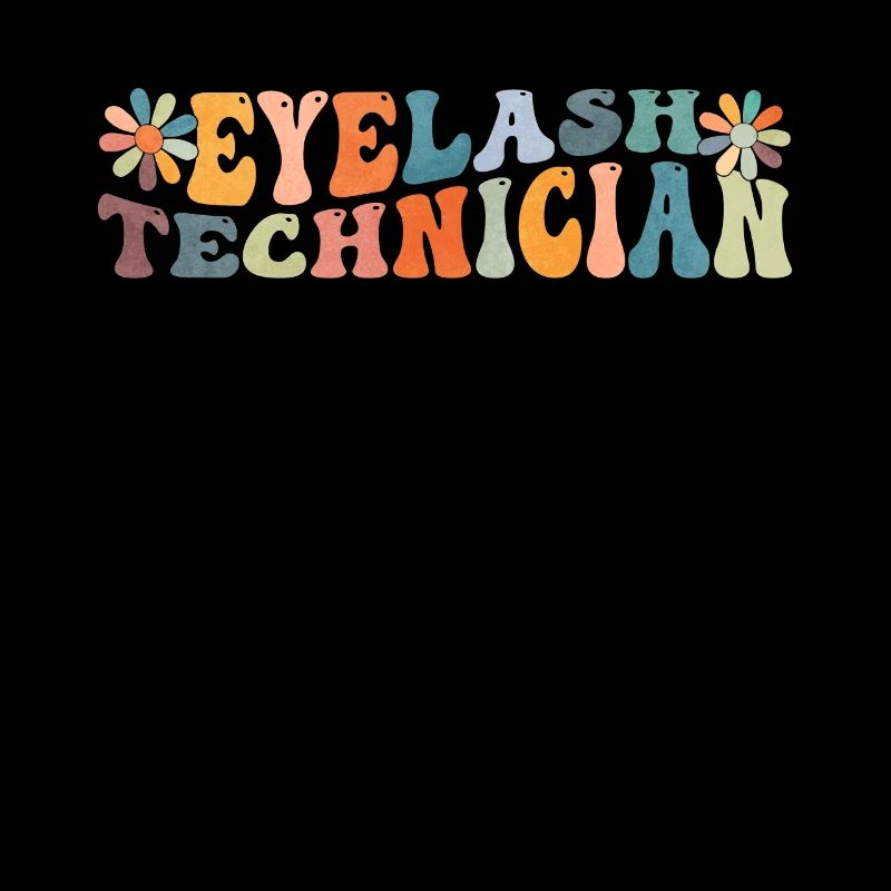 Groovy Eyelash Technician Lash Tech Beautician