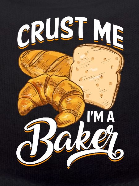 Funny bread baking baker