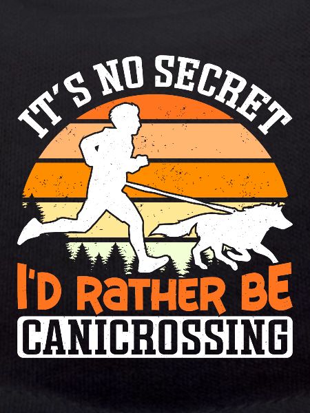 Dog running Canicross Design