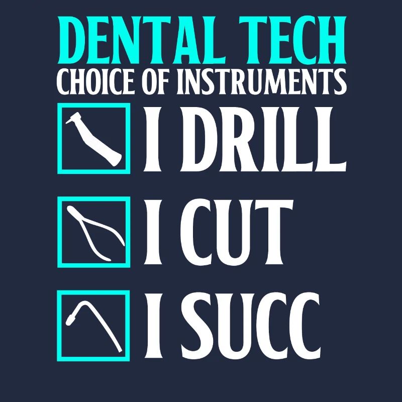 Lustiger Techniker für Dentallabor