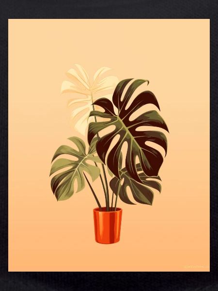 Pastel Monstera