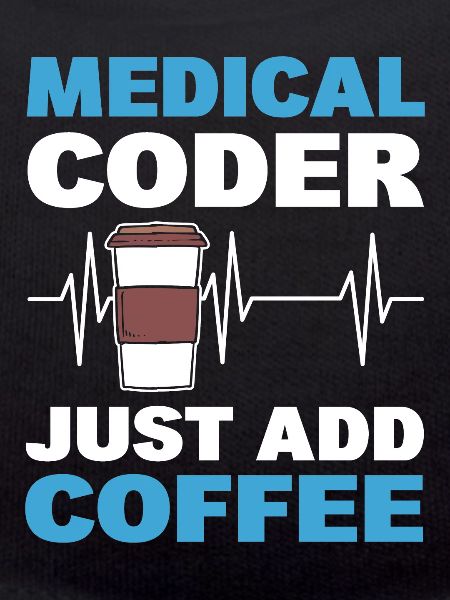 Medizinischer Codierer Einfach Kaffee hinzufügen