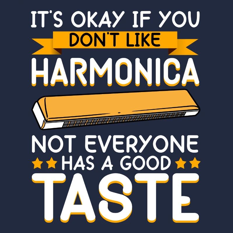 Funny player Harmonica player
