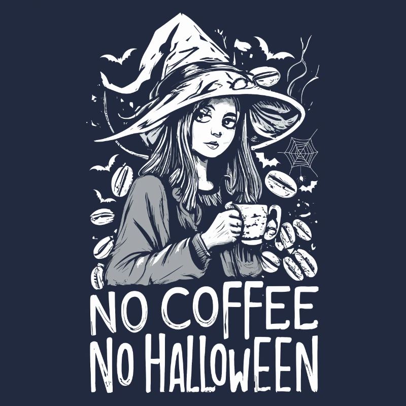 Pas de café Pas de Halloween Morning Muffle Witch