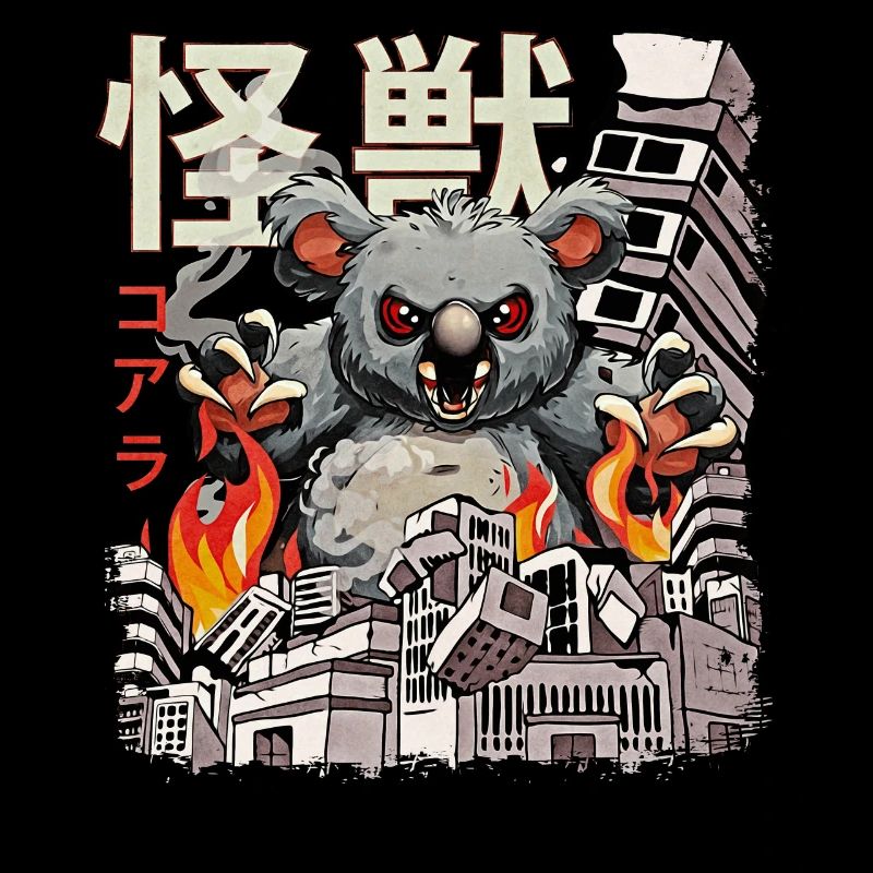 Kaiju Koala Anime Japonais Monster Bear