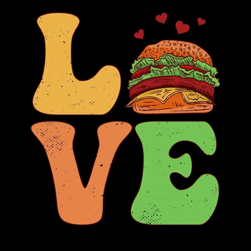 Burger Hamburger Cheeseburger LOVE