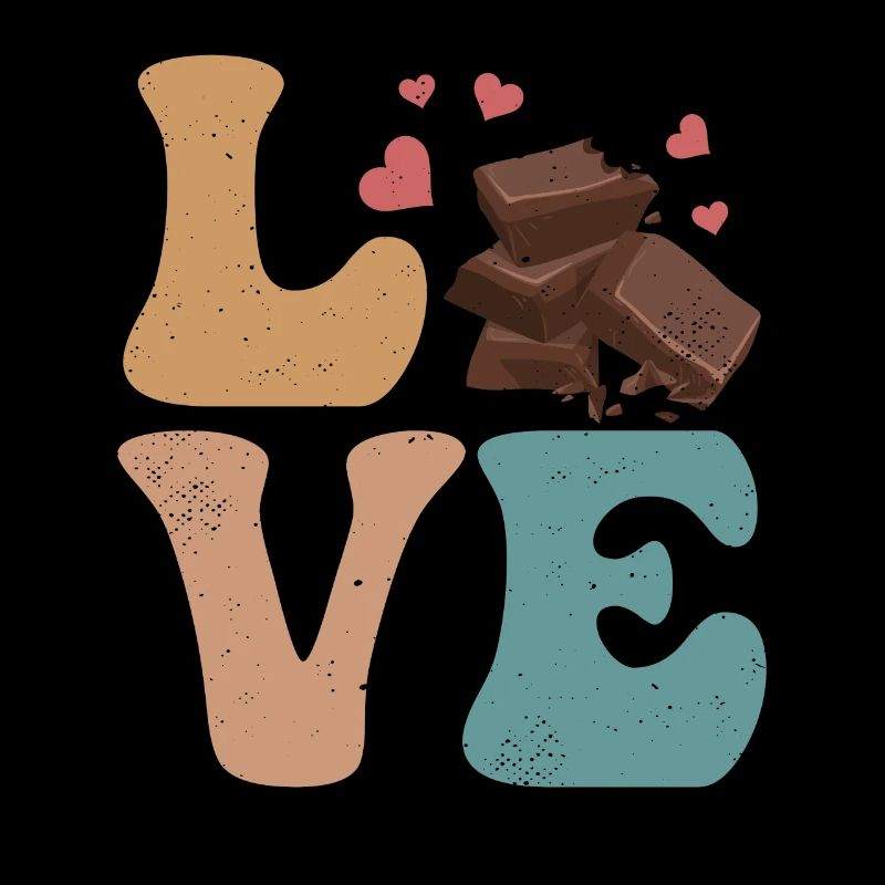 Tablette de chocolat LOVE