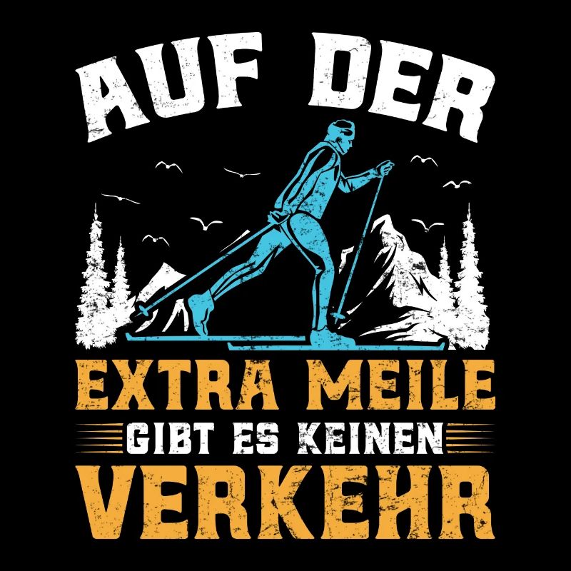 Ski Touring Auf der Extra Meile kein Verkehr