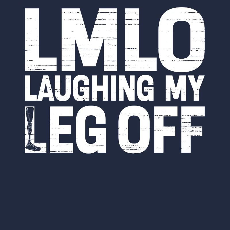 Funny prosthetic leg for amputees