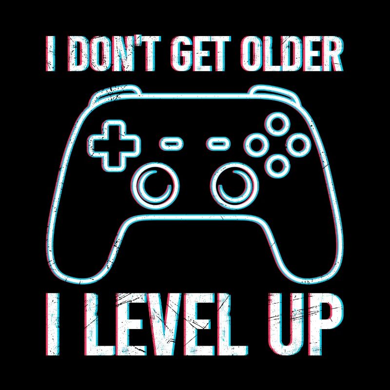 Retro Gamer B-Day Don't Get Older I Level Up