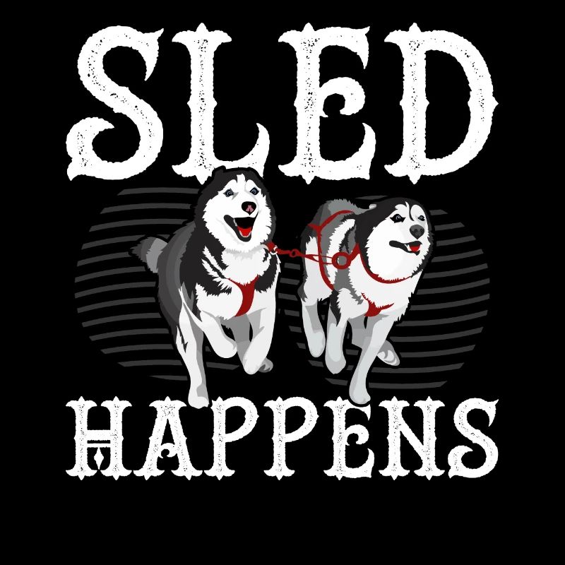 Funny Mushing Dog Sled Ride Musher