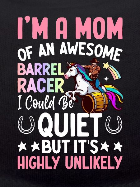 Course de barils, équitation