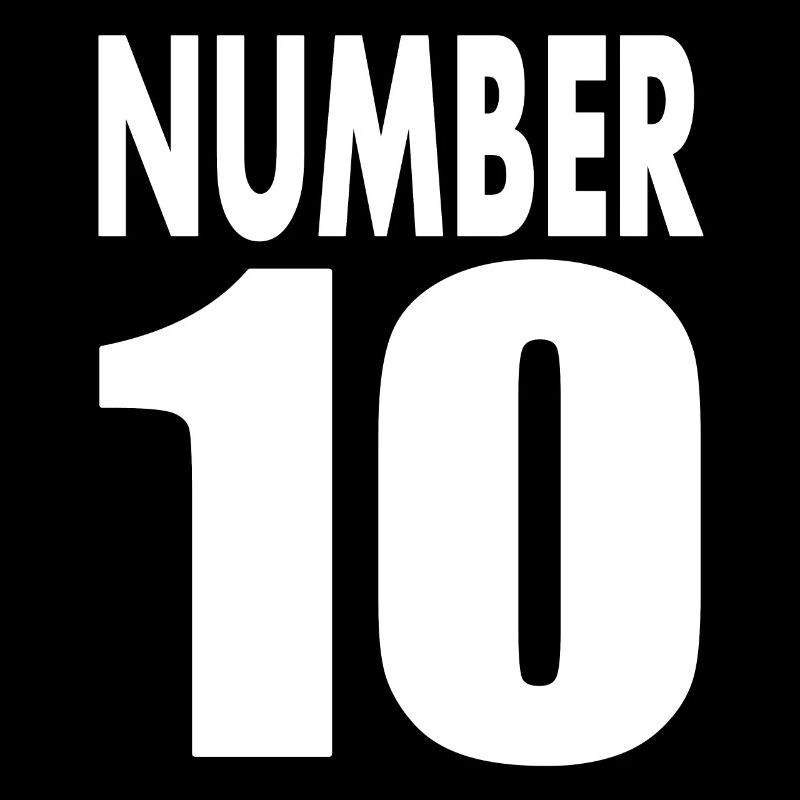 Nummer 10 Zahl 10 Jahre alt ich bin 10 Geschenk