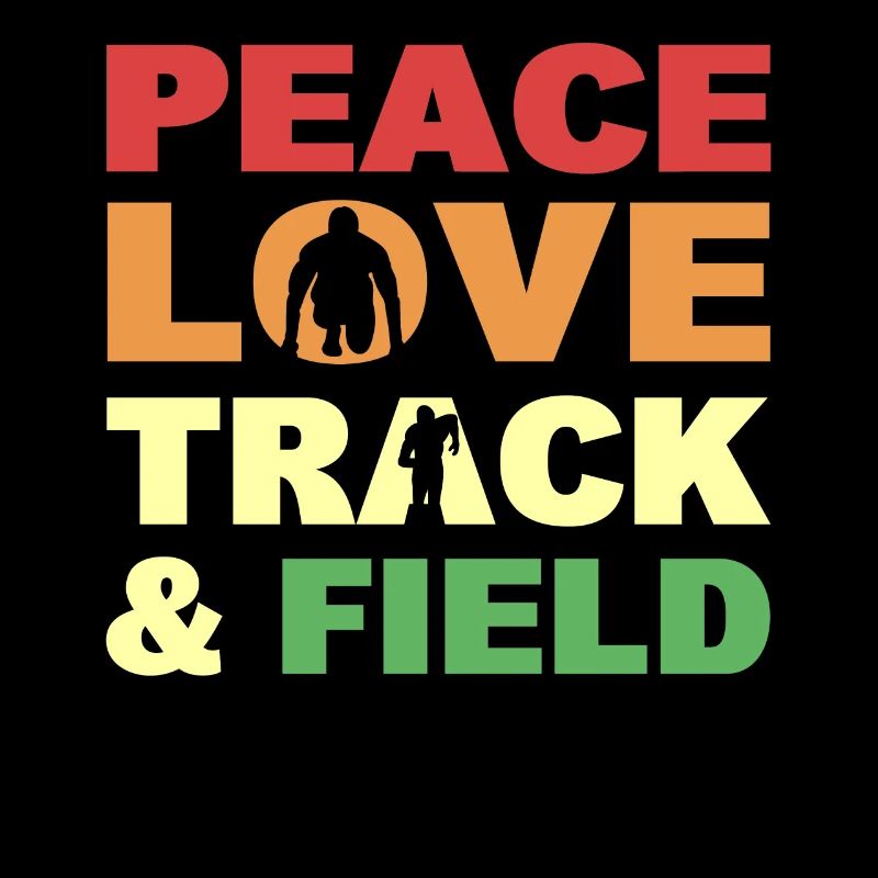 Paix Amour Athlétisme Athlétisme