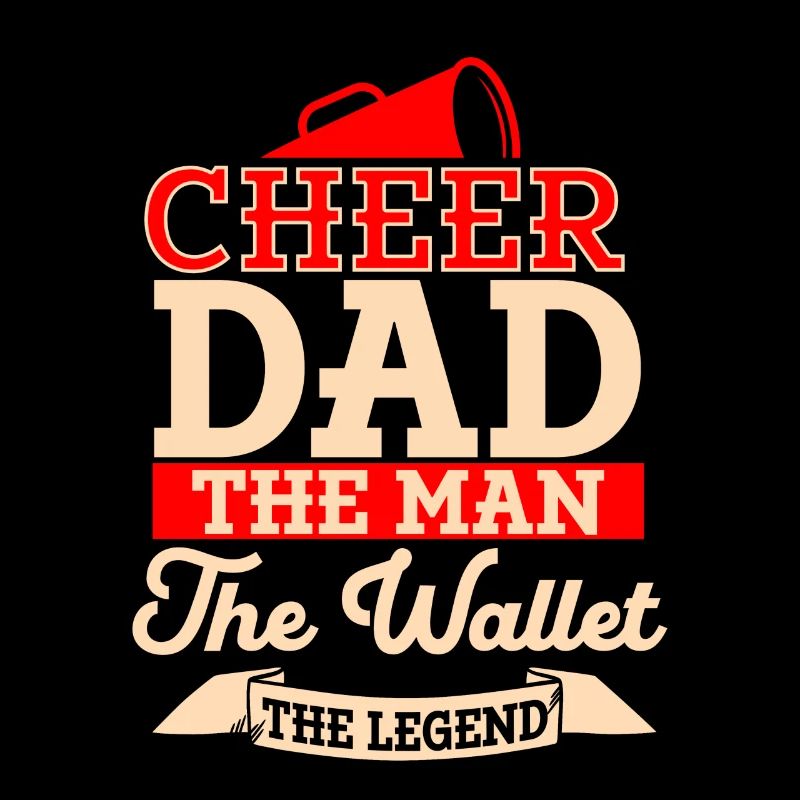 Cheer Dad Cheerleading Cheerleader Daddy