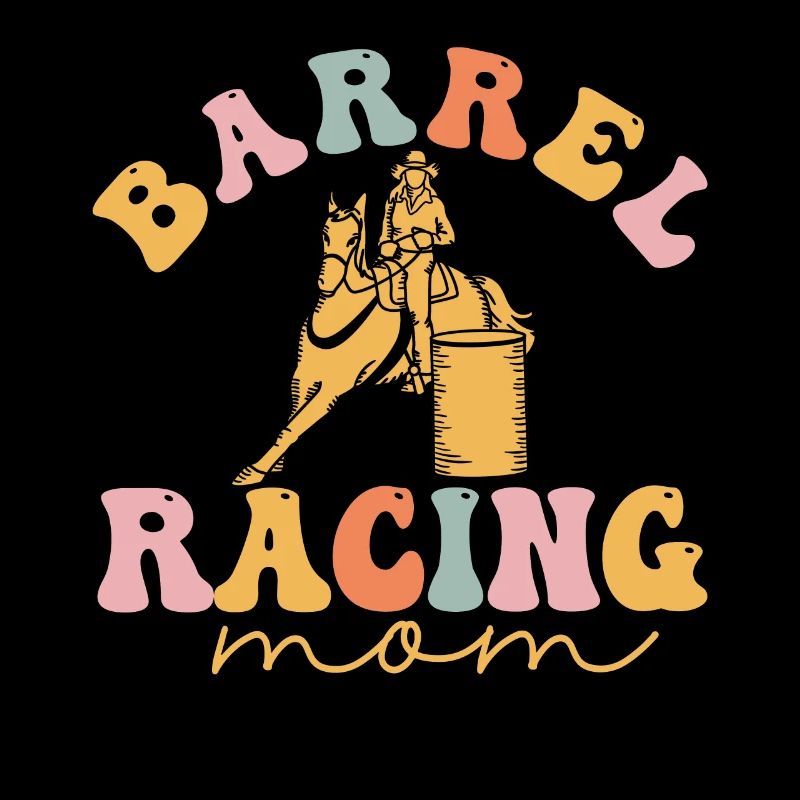 Groovy Barrel Racer Cheval de rodéo