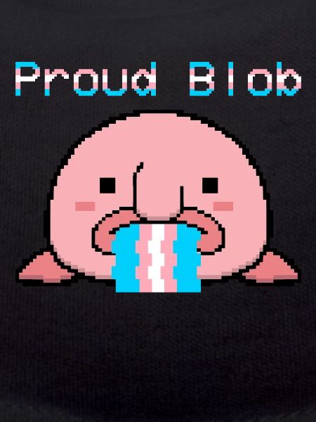 Blobfish Drapeau Trans Fierté Trans