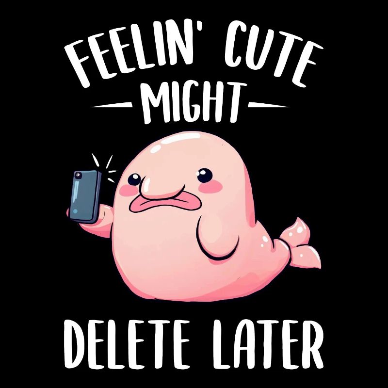 Lustiges Blobfisch-Selfie