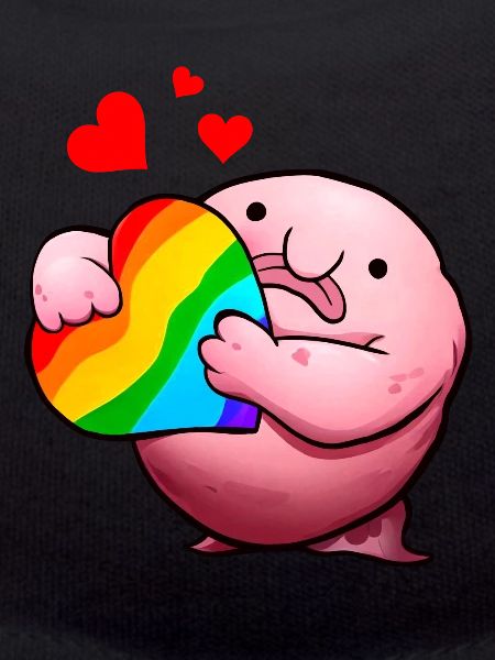 Blobfisch LGBTQ-Stolz Regenbogen