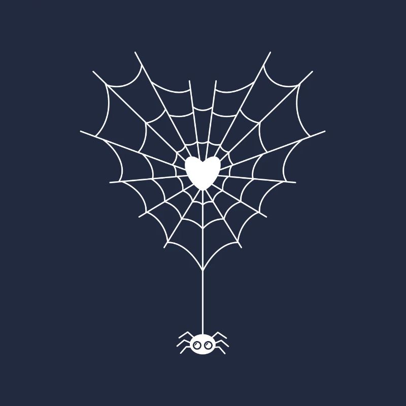Spinne im Spinnennetz