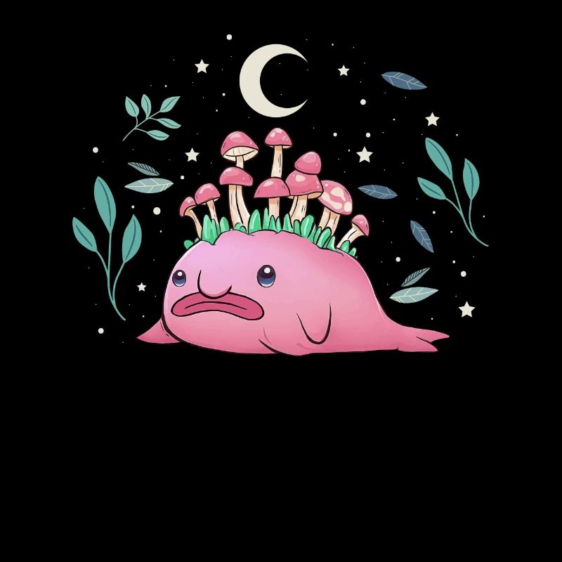 Cottagecore Blobfish Witchy