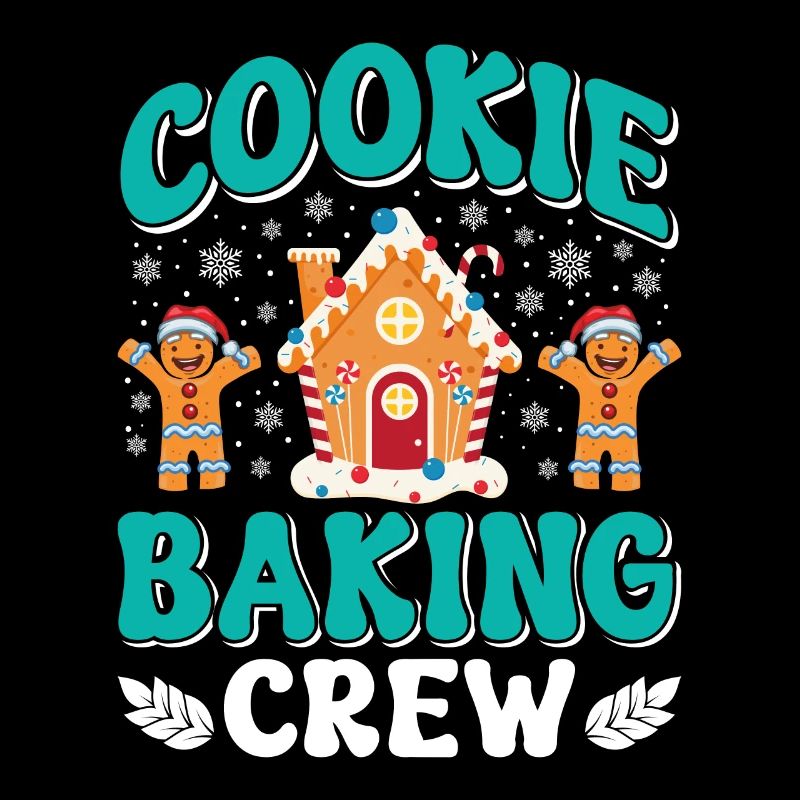Biscuits de Noël Cookie Baking Crew Fans de pâtisserie