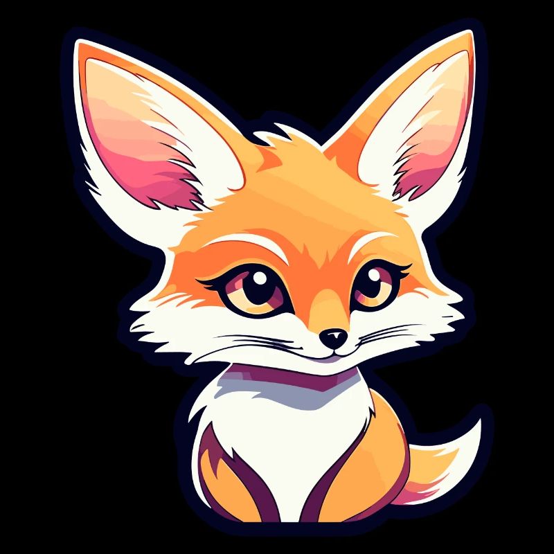 Desert Fox Fennec Drawing
