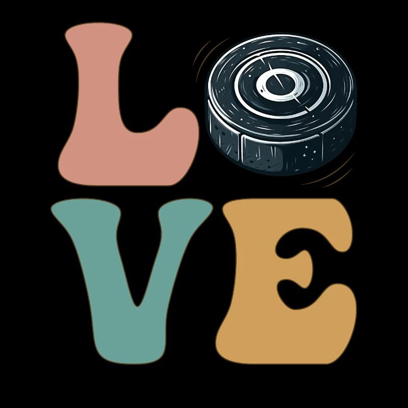 Hockey Player Puck