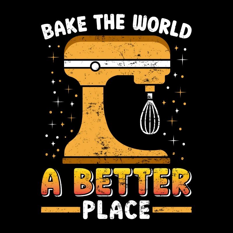Bäcker Bake the World a Better Place Backfans