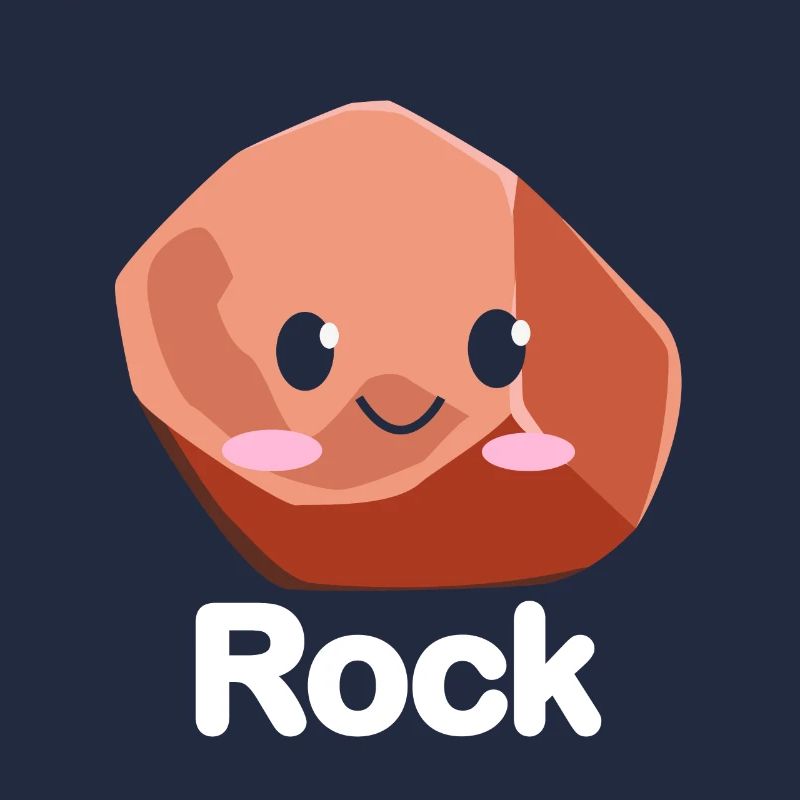 Rock Paper Scissors Funny Group Kawaii