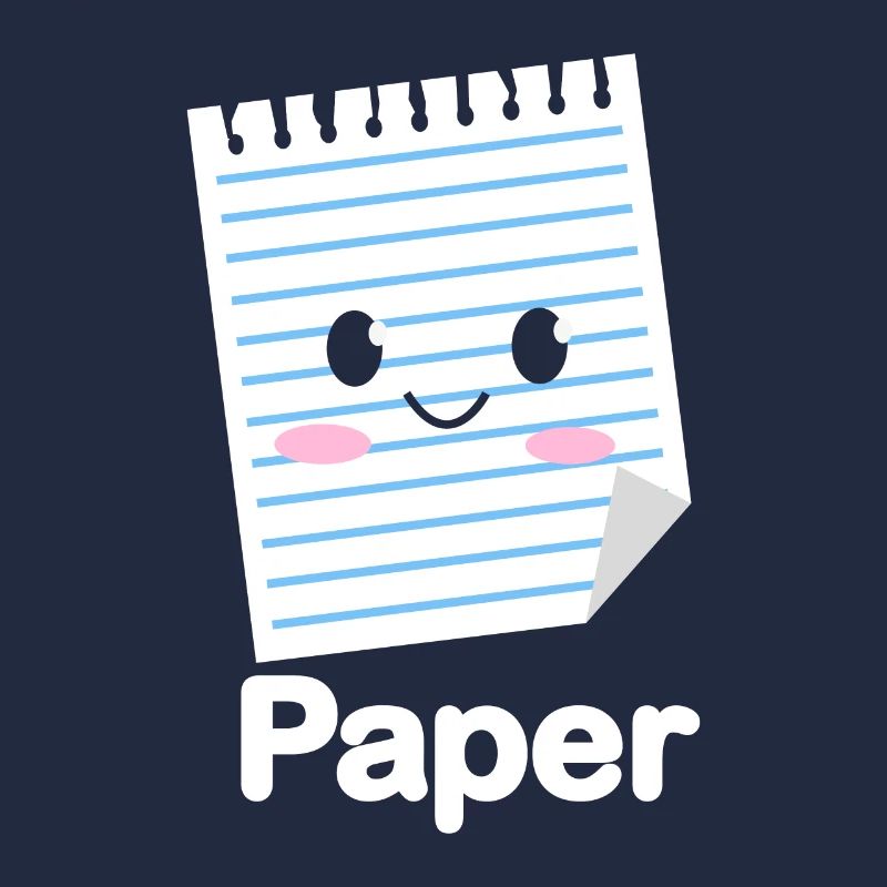 Rock Paper Scissors Funny Group Kawaii
