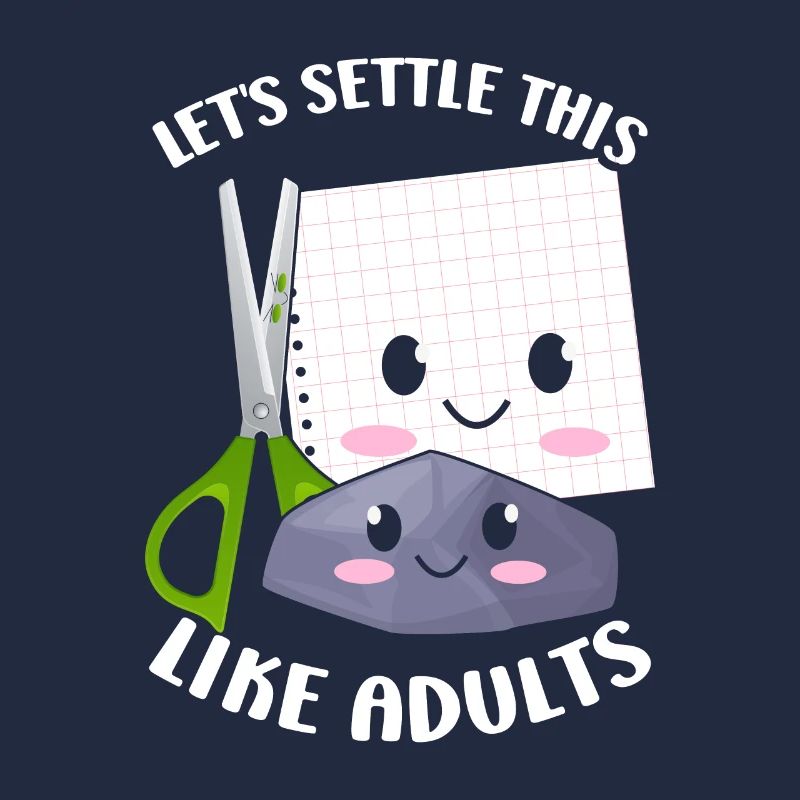 Rock Paper Scissors Funny Group Kawaii