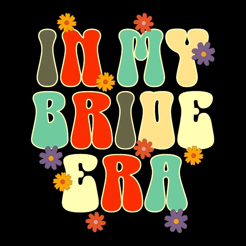 Groovy mariée fête de mariage mariée fleur fleurs