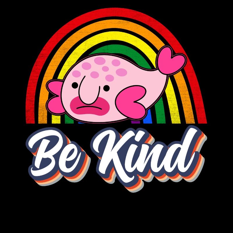 Blobfish Amabilité Arc-en-ciel Créature de la mer