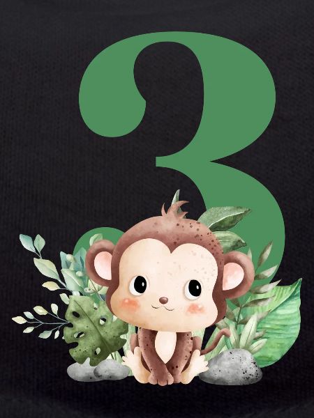 3rd Birthday Monkey Safari