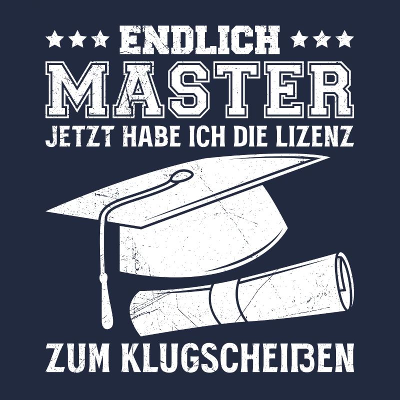 Masterabschluss Endlich Master Lizenz Bestanden