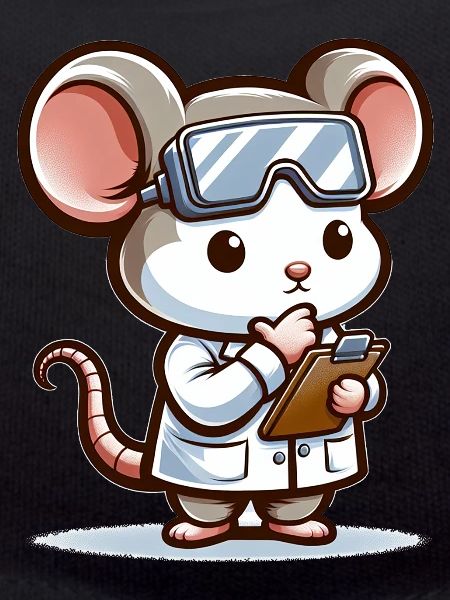 Cute Mouse Scientist