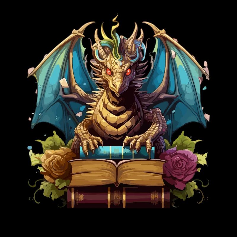 Dragons et livres Nerd Dragon Lover