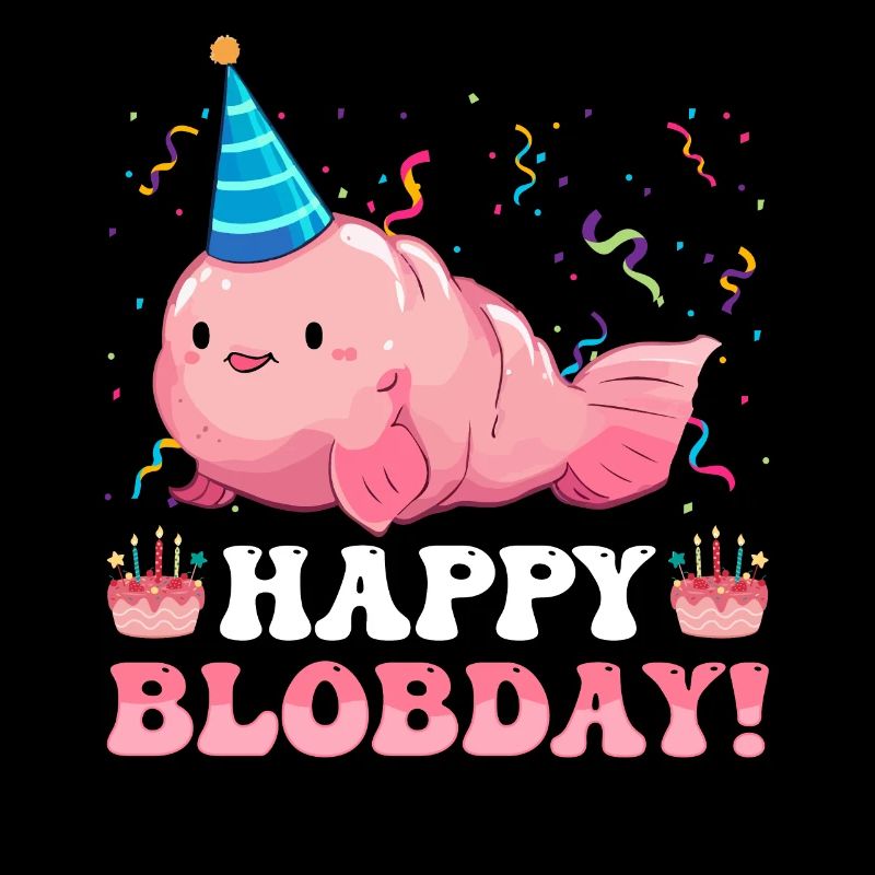 Drôle Blobfish Anniversaire Créature De La Mer