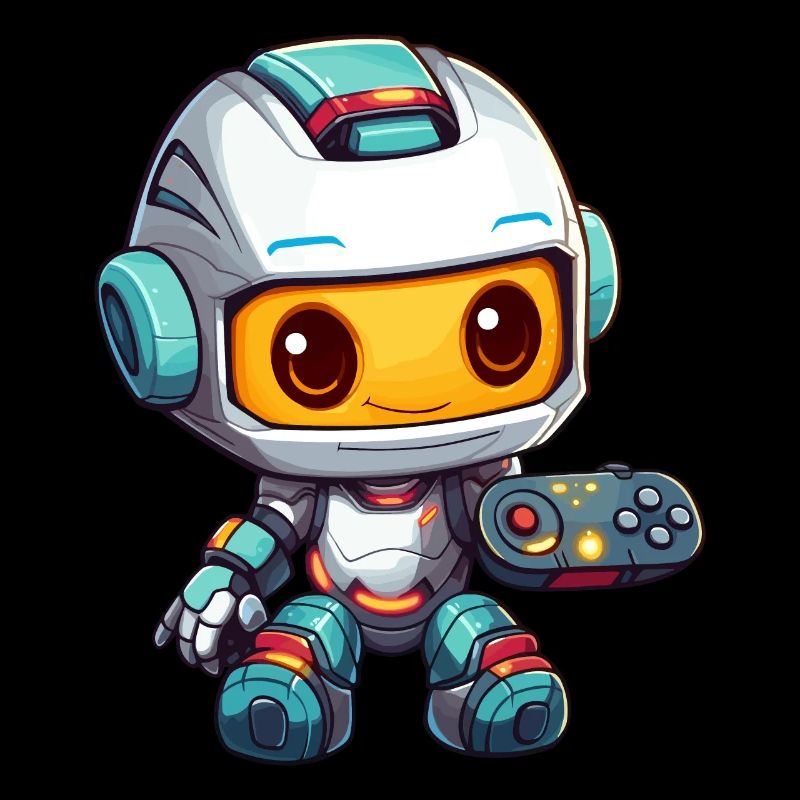 Robot mignon Joueur Robot de jeu drôle