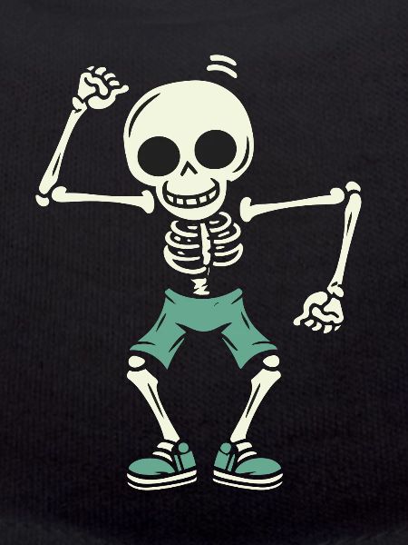 Dancing Skeleton Skull