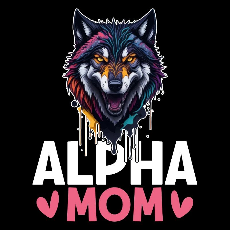 Weiblicher Alpha-Wolf