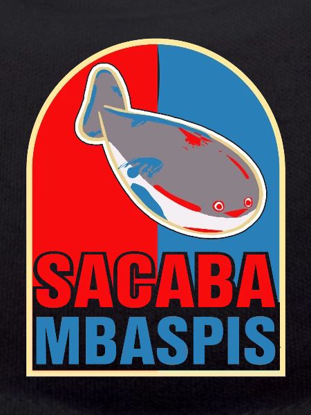 Fish Meme Red Blue