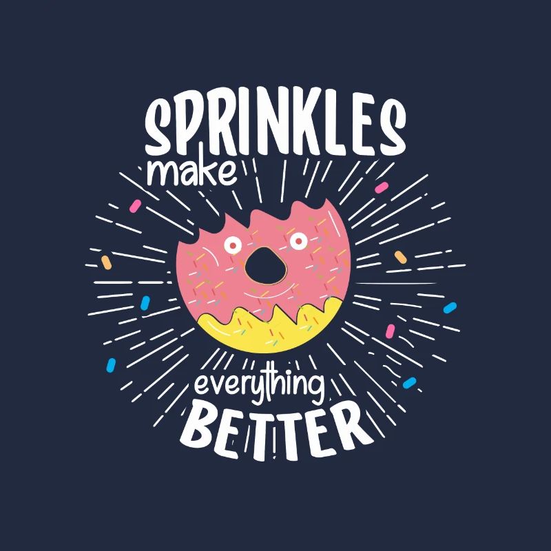 Donut Themed Donut Sprayed Funny Cute