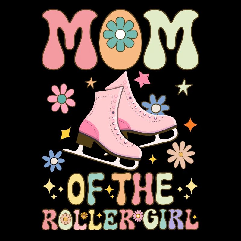 Roller Skating Skater Girl Mom