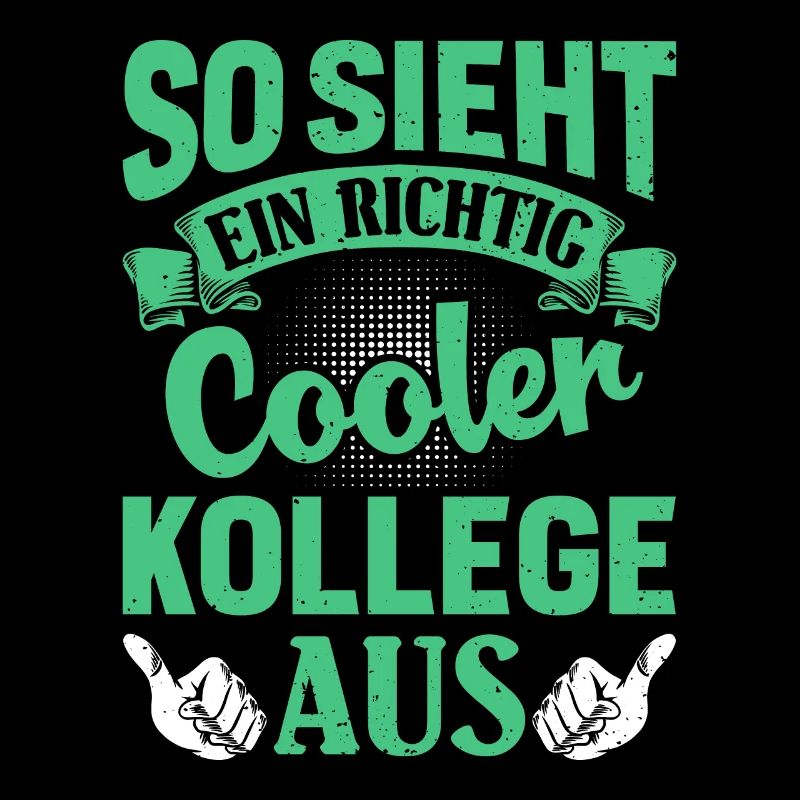 Mitarbeiter So Sieht ein Richtig Cooler Kollege