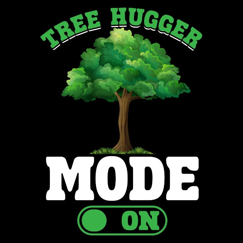 Environmentalists hugging trees